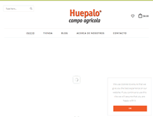 Tablet Screenshot of campoagricolahuepalo.com